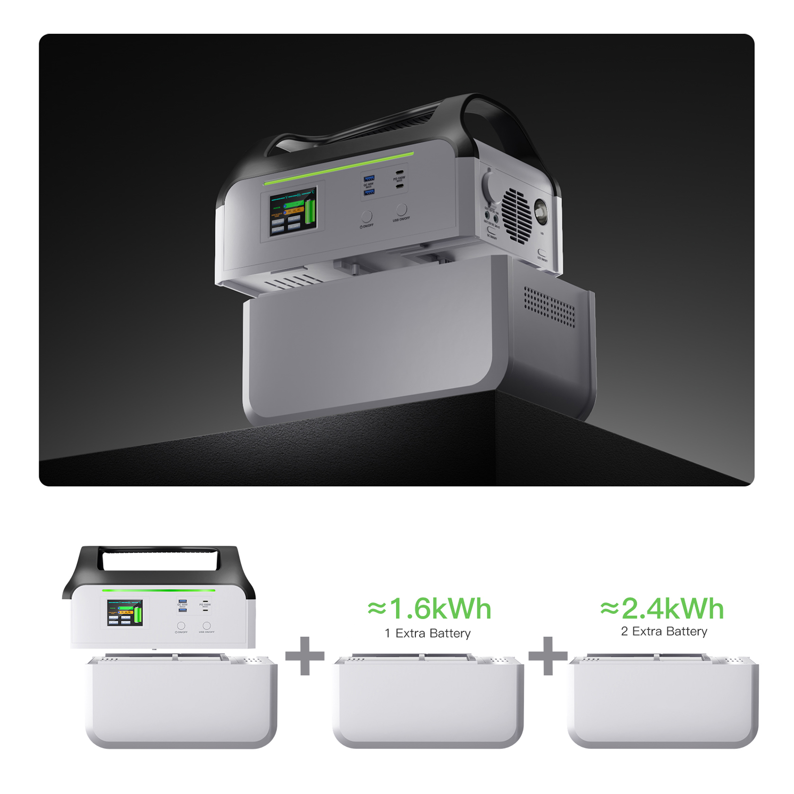 MAXWIDEN portable power station 1000w portable power station LiFePO4 emergency power station backup power station portable power bank with ac outlet generator portable generator car camping outdoor generators electric generator solar power station